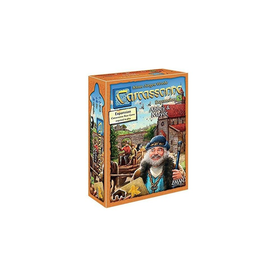Z Man Games ZMG78105 Carcassonne Expansion 5: Abbey & Mayor, Mixed Colours