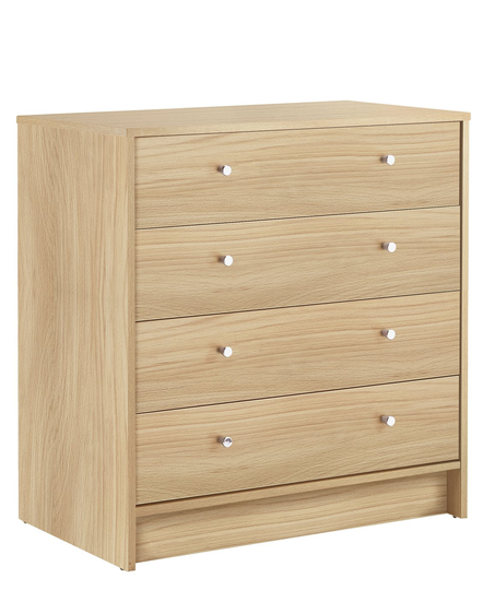 Argos Home Malibu 4 Drawer Wide Chest - Beech Effect