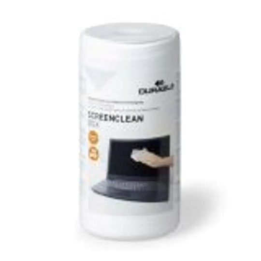 Durable Screen Clean Box Cleaning Wipes 10 x 100 Wipes