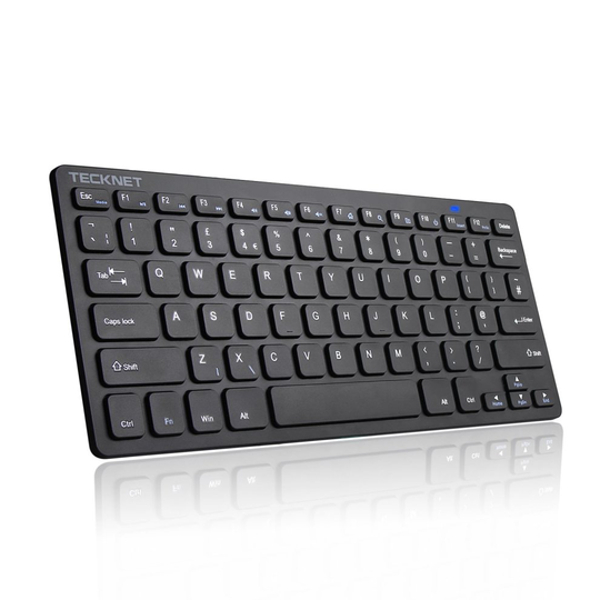 TeckNet 2.4G Wireless Keyboard: Windows 10/8/7/ Vista / XP, Android Smart TV