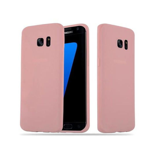 (CANDY PINK) Cadorabo Case for Samsung Galaxy S7 EDGE case cover