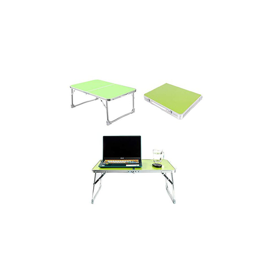 Efan Folding Laptop Bed Table Portable Lap Standing Desk, Computer Desk, Notebook Stand Reading Holder, Breakfast Serving Tray on Bed/Sofa, Green