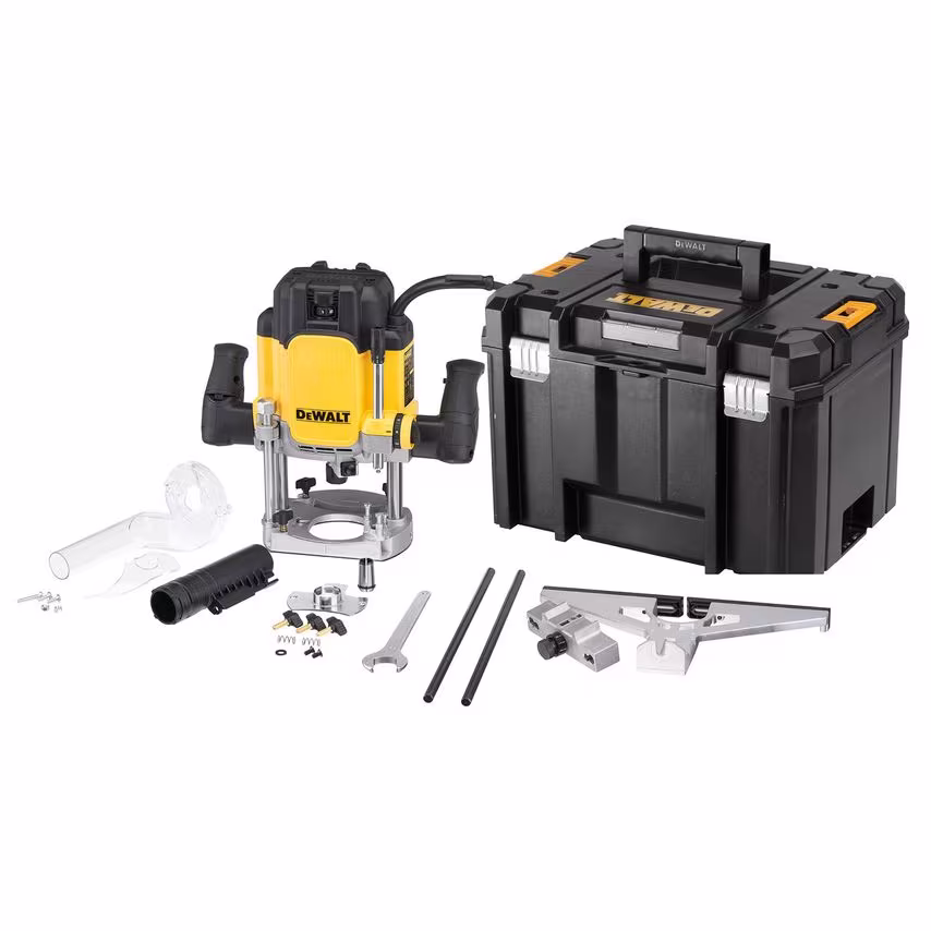 DeWalt DWE625KT Next-gen 12mm (1/2") Plunge Router (110V) in TSTAK Box