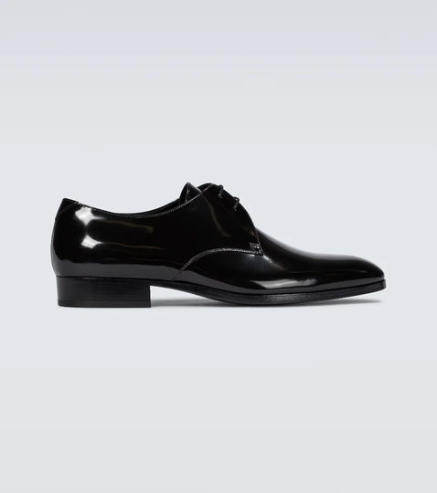 Wyatt patent leather Derby shoes