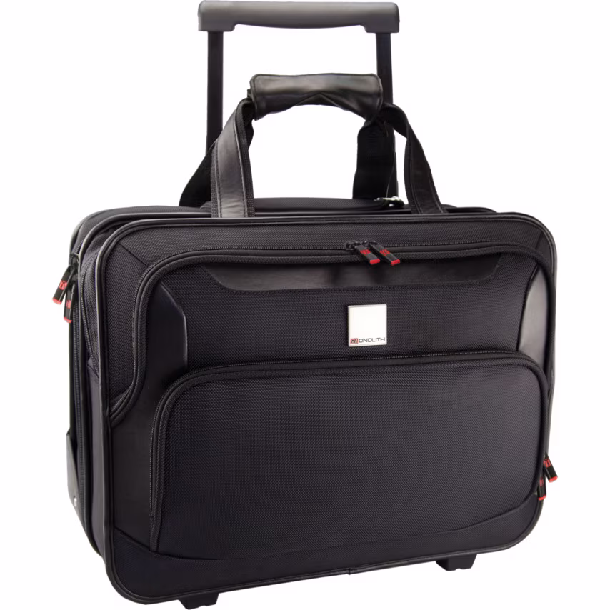 Monolith DLX NYL Wheeled Laptop Case Black