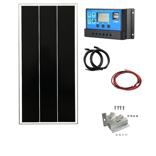 SPARK 100W solar panel kit Shingle 12v 20A charge controller
