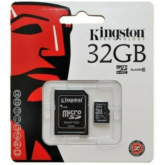 Kingston Micro SD 32GB SDHC Memory Card Mobile Phone Class SD ADAPTER