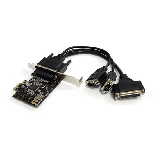 Startech 2S1P PCIe Combo Card with Breakout Cable- you get 4