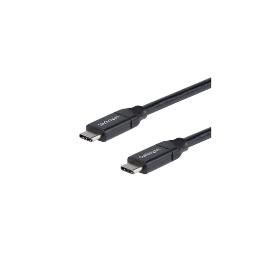 StarTech.com USB-C to USB-C Cable w/ 5A PD - M/M - White - 2 m (6 ft.) - USB 2.0 - USB-IF Certified USB cable