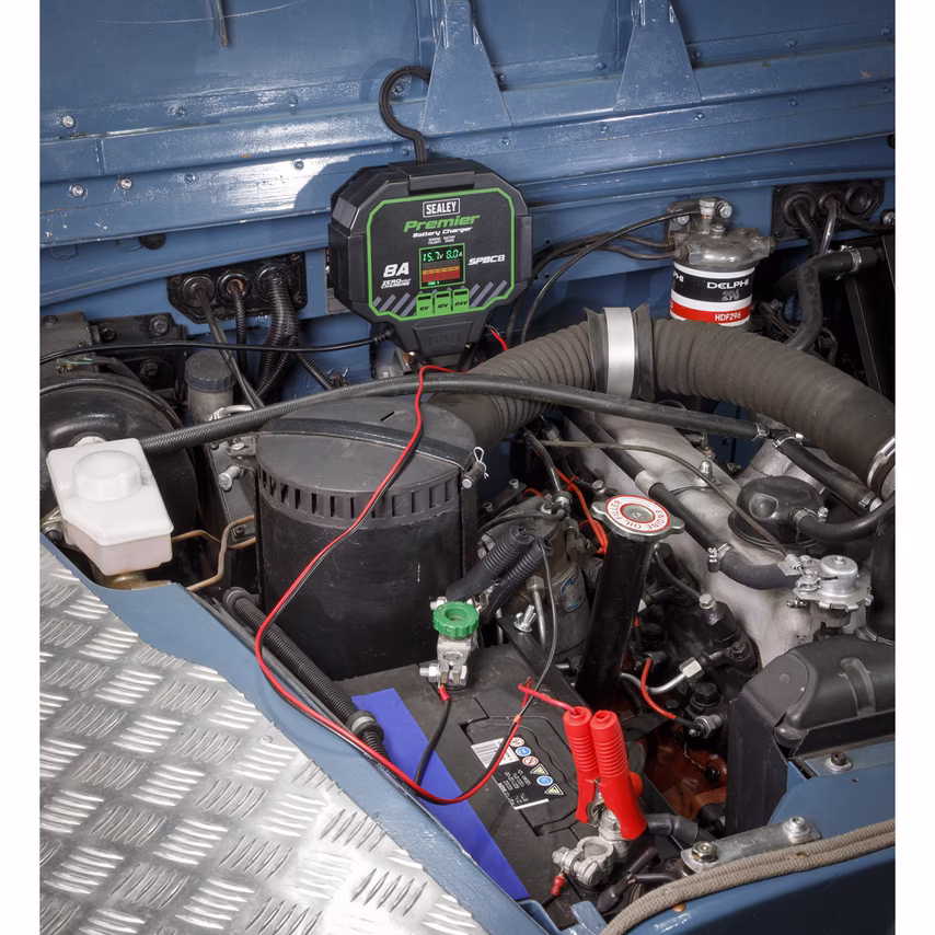 Sealey Battery Charger 8A Fully Automatic