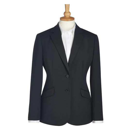 Brook Taverner Women's Size 16L Black Connaught Suit Jacket