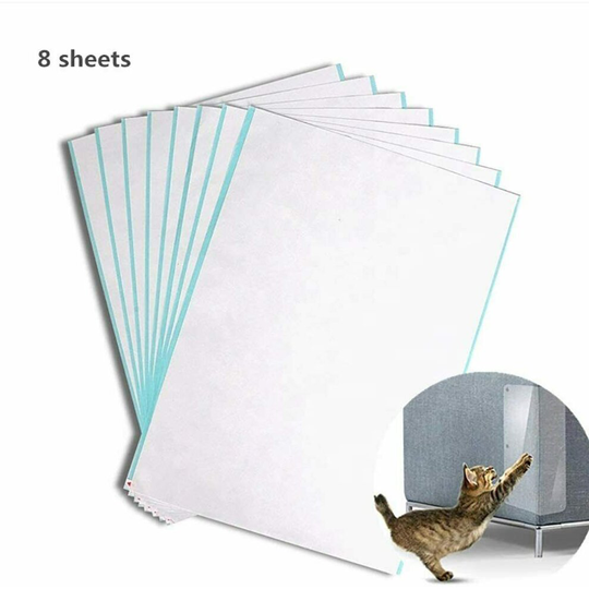 8X Pet Couch Protector Cat Dog Claw Guards Self-Adhesive Protector Pad