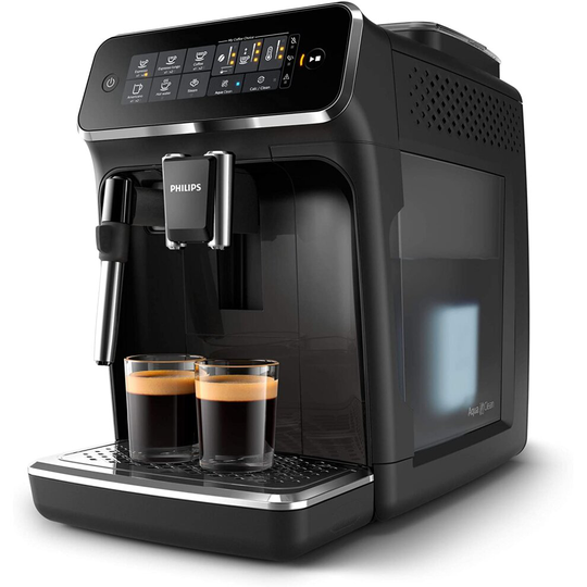 Philips EP3221 / 40- Automatic Espresso Machine, 15 bars, 230V, AquaClean Technology, 12 Cups, 1.8L Water Tank
