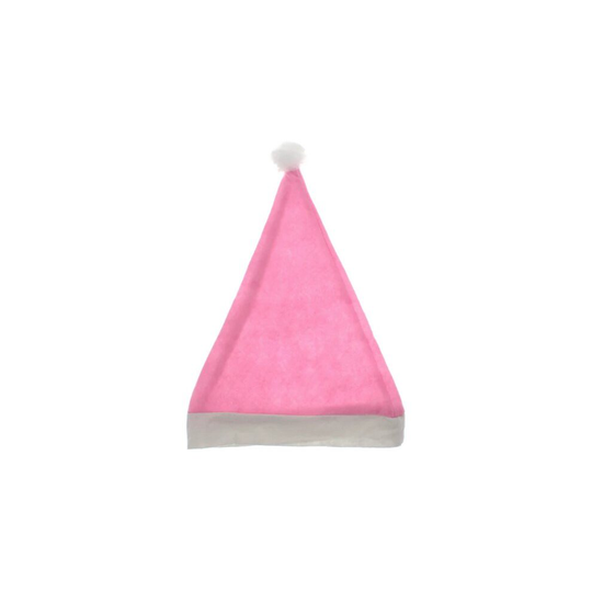 (Adult Pink) Adults Childrens Santa Festive Christmas Hat Red