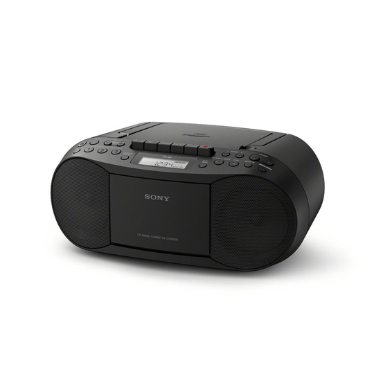 Sony CFD-S70 Boombox Portable Speaker - Black