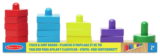 Melissa and Doug Stack Sort Board Toy