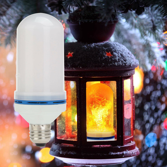4 Modes E26 E27 LED Flicker Flame Effect Simulated Light Bulb Xmas Decor Lamp