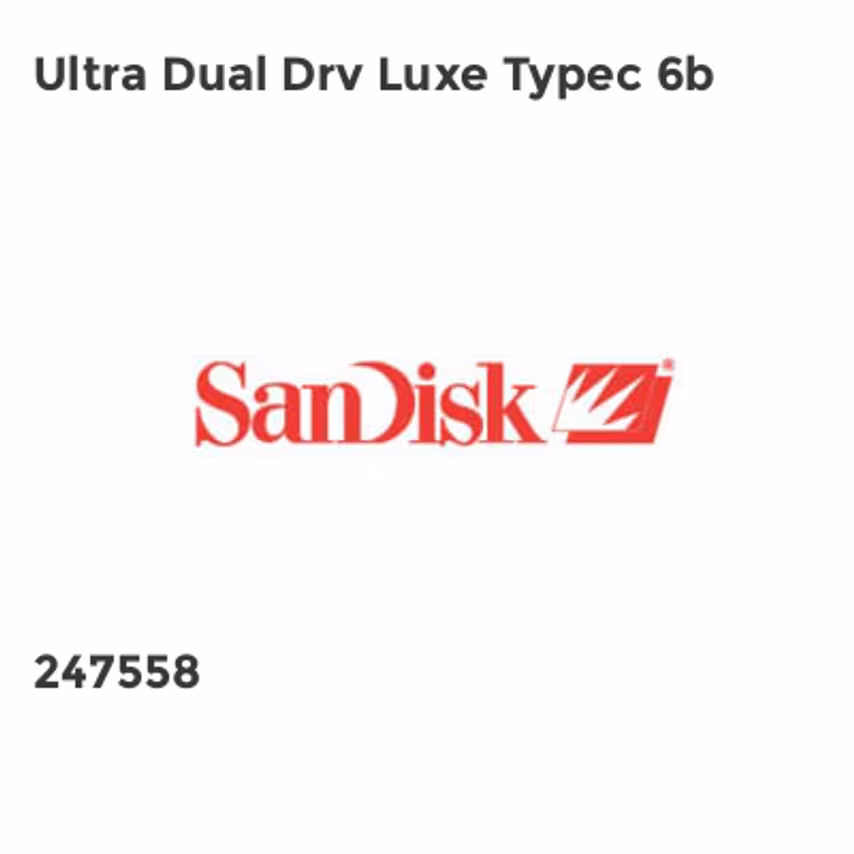 Sandisk Ultra Dual Drv Luxe Typec 6b
