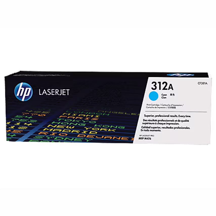 HP HP 312A Cyan Standard Capacity Toner 2.7K pages for HP Color LaserJet Pro M47