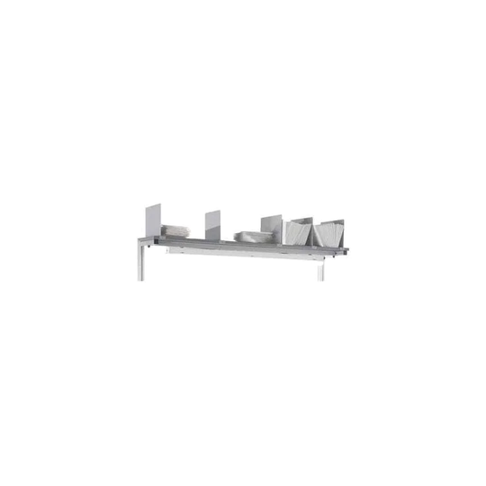 QMP Shelf Dividers Silver, Pack of 5
