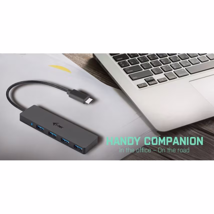 I I-Tec Usb-C Slim Passive Hub 4P 3G60057- you get 12