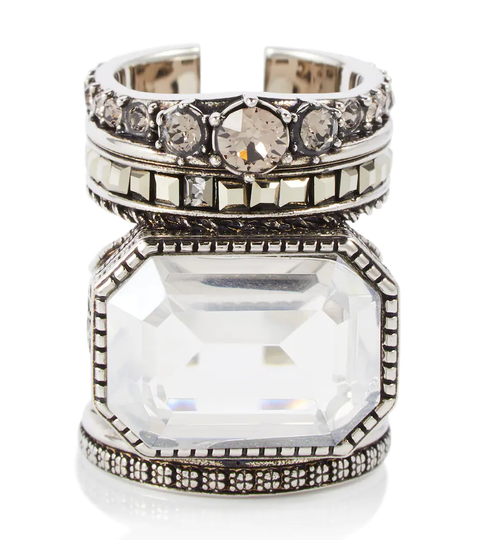 Embellished stacked ring