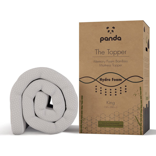 Panda Bamboo Mattress Topper (UK King: 200 x 150 x 5 cm)