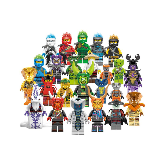 24PCS/SET Ninjago Mini figure Kai Jay Building Blocks Kids Toys GIFT