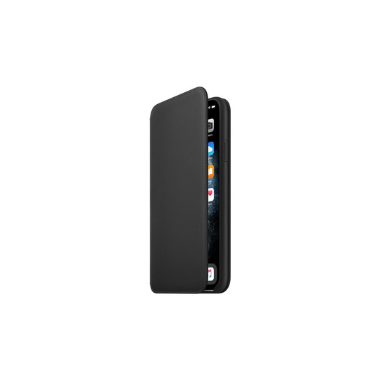 Apple MX082ZM/A Folio Flip Cover for Mobile Phone Leather Black for Iphone MX082ZM/A