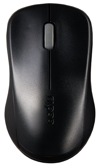 Rapoo 1620 Wireless Optical Mouse - Black