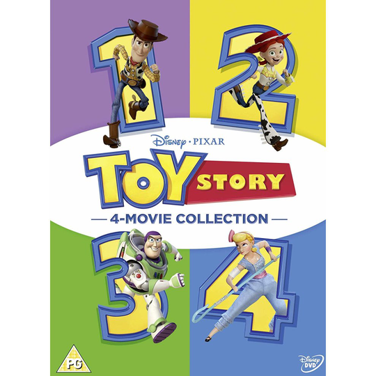Toy Story 1 to 4 DVD [2019]