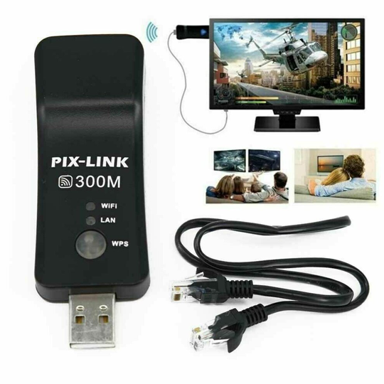 Smart Tv Capable Lan Adapter Ethernet Wifi Dongle For Samsung LG