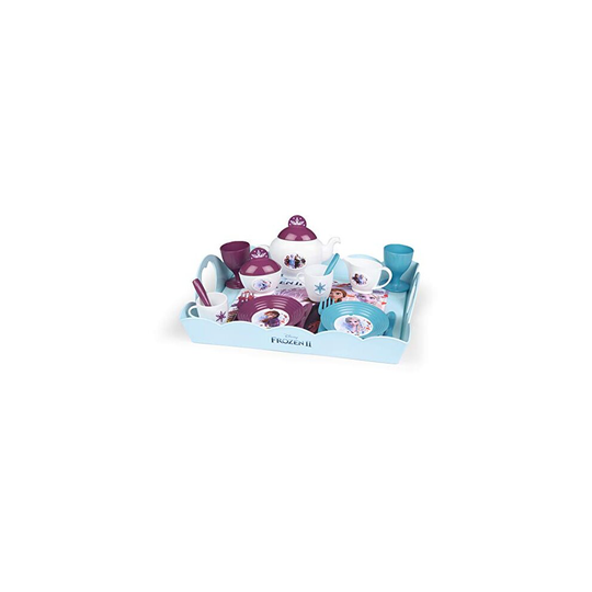 Disney 310513 Frozen 2 Kids Party Set | Pretty Tray with 17 Accessories Including Play Cutlery | Ages 3+, Plateau Tea Time XL
