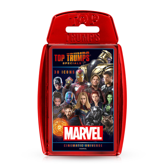 Marvel Cinematic Top Trumps Specials Card Game