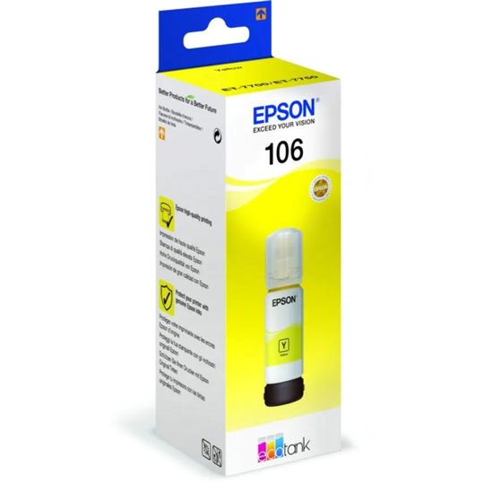 Epson Epson 106 Yellow Ink Bottle 70ml - C13T00R440