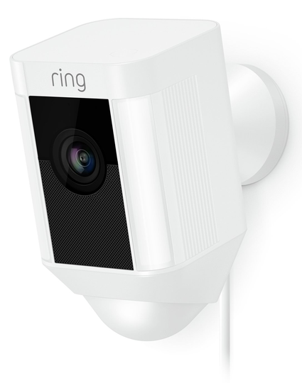 Ring Spotlight Cam Wired Security Camera - White