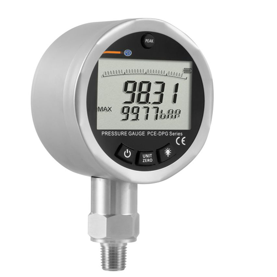 PCE Instruments Pressure Sensor PCE-DPG 100