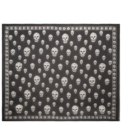 Printed silk scarf