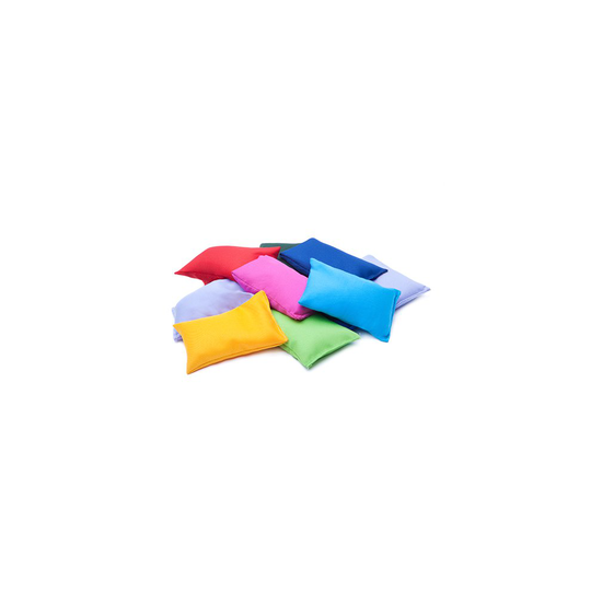 (Assorted, Pack of10) Cotton Juggling Bean Bags for Outdoor Play
