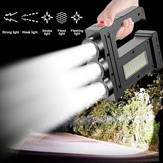 Super Bright Torch LED Light Flashlight USB Rechargeable Waterproof