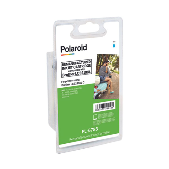 Polaroid Brother LC3219XL Cyan Inkjet Cartridge LC3219XLC-COMP