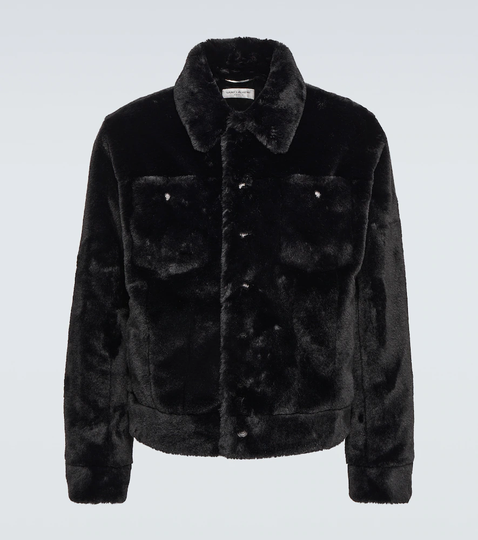 Faux fur jacket