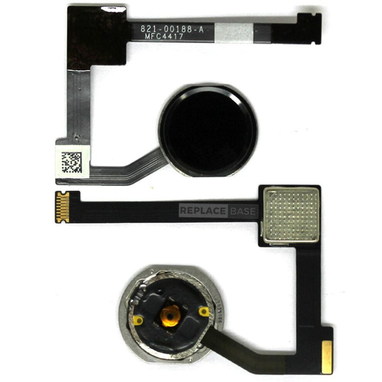For iPad Air 2 | Replacement Touch ID Home Button Flex | Black