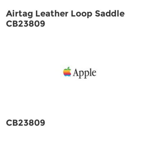 Apple Airtag Leather Loop Saddle CB23809- you get 4