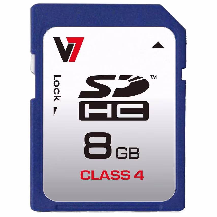 V7 SD Card 8GB SDHC CL4 J152265- you get 24