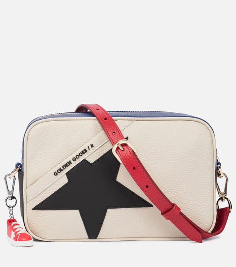 Star leather crossbody bag