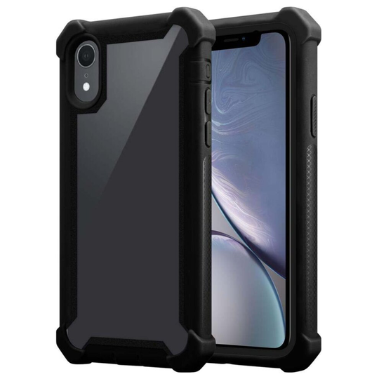 (ALDER BLACK) Cadorabo Hybrid Case for Apple iPhone XR case cover
