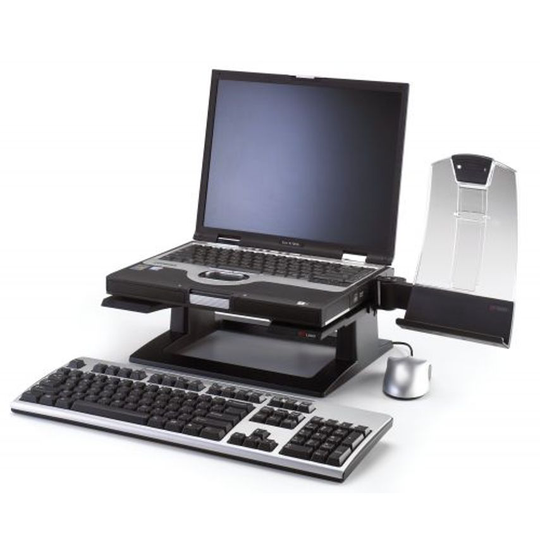 3M 3M Notebook Riser Ergonomic Black Ref LX500