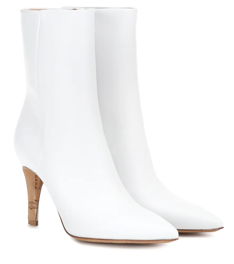 Leather ankle boots