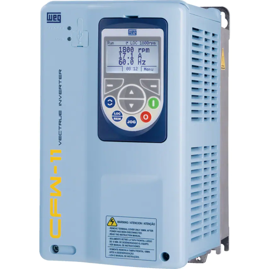 Weg CFW08 0240T 3848 EOFAZ Size 4 Variable Speed Drive